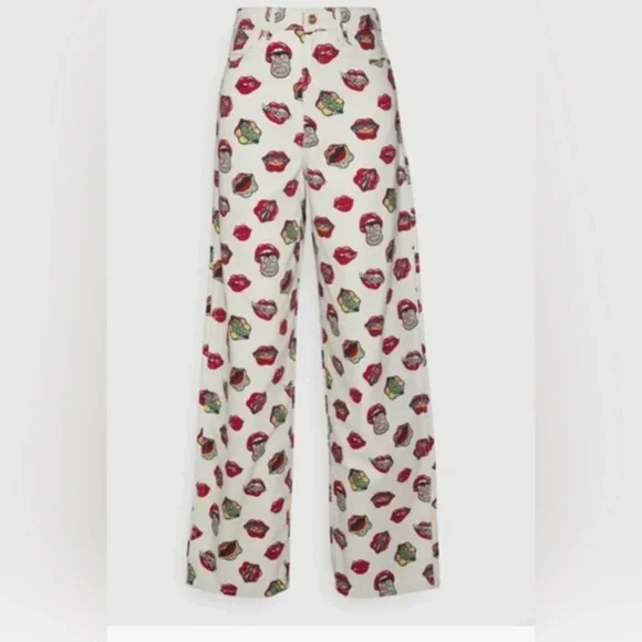 Wrangler Read My Lips Jeans Barrel 652 High Rise Barrel jeans size 27x31 new - Picture 1 of 9